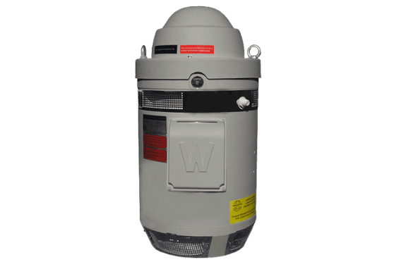 vertical hallow shaft motor